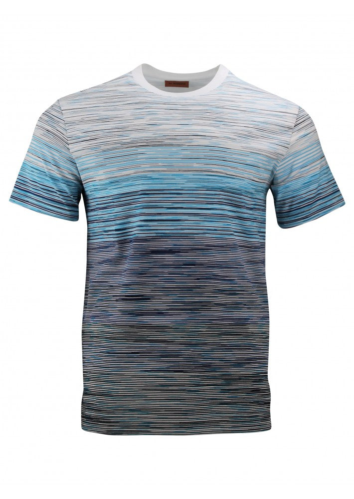 Missoni Spacedye T-Shirt - Blue/Purple